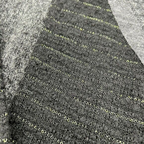 Miss Me Black/Gray Sequin Shoulder Women’s Cardigan Small - Picture 3 of 6